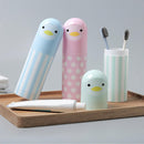 Penguin Portable Travel Home Bathroom Toothbrush Holder Water Wash Gargle Cups