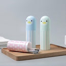 2XPenguin Cartoon Travel Mug Portable Toothbrush Toothpaste Case Cup Holder New