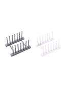 2 pcs Kitchen Dish Racks Shelf Kitchen Holders Drain Cup Rack ABS Dish Drying