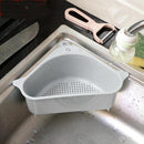 Kitchen Sink Corner Rack Triangle Storage Drain Strainer Holder Shelf Container