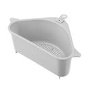Kitchen Sink Corner Rack Triangle Storage Drain Strainer Holder Shelf Container