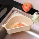 Kitchen Sink Corner Rack Triangle Storage Drain Strainer Holder Shelf Container