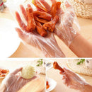 500x Plastic Clear Disposable Gloves Food Cleaning Hygienic Safety Gloves Hot