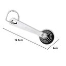 6 x Measuring-Spoon Scale Coffee-Tools Baking Stainless steel Spoon Newest Use