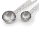 6 x Measuring-Spoon Scale Coffee-Tools Baking Stainless steel Spoon Newest Use
