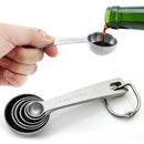 Set Of 6 Measuring Spoons Plastic Measuring Spoons For Baking / Cooking