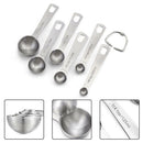 6 x Measuring-Spoon Scale Coffee-Tools Baking Stainless steel Spoon Newest Use