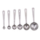 Set Of 6 Measuring Spoons Plastic Measuring Spoons For Baking / Cooking