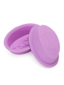 15Pcs  Handmade Soap Molds Cupcake Baking Oval Shaped Mould Silicone Purple New