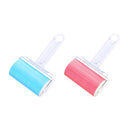 2Pcs Lint Roller Pet Hair Clothes Fluff Remover Cleaning Tool Washable Reusable