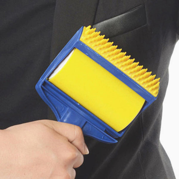 1 x Handheld Sticky Lint Roller Cleaner Pet Hair Dust Remover tool Newest Useful