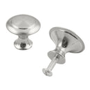 20Pcs Cabinet Door Drawer Handle Pull Stainless Steel Knob + Screw Household DIY
