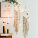 Nordic Owl Catcher Cotton Woven Bohemian Hang Tapestry Decorative Pendant New