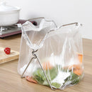1 x Folding Plastic Light Garbage Stainless Bag Holders Trash Rack Newest Useful