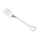 2Pcs Kitchen Stainless Steel Western Dessert Shovel Spoon and Fork Cutlery