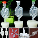 3xTwin Bubbler Airlock for Home Brew Beer Wine Making S-Shape Air Lock New