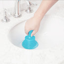2Pcs Toilet Plungers Pipeline Dredge Suction Cup Sink Drain Pipe Newest Useful