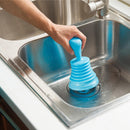 2Pcs Toilet Plungers Pipeline Dredge Suction Cup Sink Drain Pipe Newest Useful