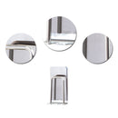Stainless Steel Wall Mounted Toothbrush Holder with Self Adhesive Brush Set