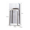 Stainless Wall Mounted Toothbrush Holder with Self Adhesive Brush Newest Useful