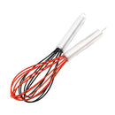 2X8 Inch  Balloon Whisk Silicone Egg Beater Mixer Baking Utensil  Effortless Mix