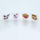 4 x Cartoon Animal Toothbrush Wall Holder Suction Cup Shaver Rack Bathroom Tool