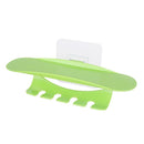 3 Pieces Quality Toothbrush Holder Stand Plastic Set Shelf Bathroom Storage Rack