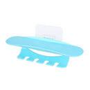 3 Pieces Quality Toothbrush Holder Stand Plastic Set Shelf Bathroom Storage Rack