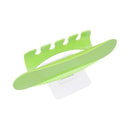 3 Pieces Quality Toothbrush Holder Stand Plastic Set Shelf Bathroom Storage Rack