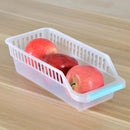 Refrigerator Storage Box Transparent Food Collecting Bins Fruit Organizer 4Pcs