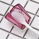 3Pcs Toothbrush Holder Case with Suction Cup Dustproof Cover Sucker Home
