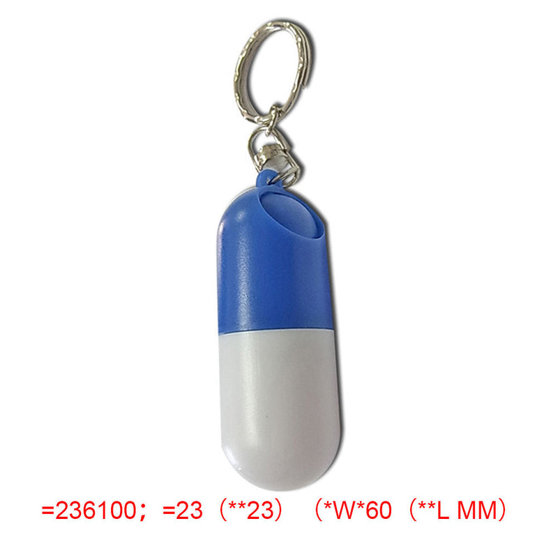 2Pcs Universal Keyring Key Chain Pill Holder Medicine Container Box Newest Use