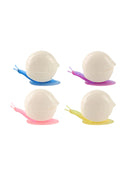 4x Snail Toothbrush Toothpaste Holder With Sucker Bathroom Sundries Random Color
