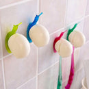 4x Snail Toothbrush Toothpaste Holder With Sucker Bathroom Sundries High Quality