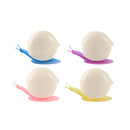 4x Snail Toothbrush Toothpaste Holder With Sucker Bathroom Sundries Random Color