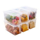 2 Pcs Storage Collecting Box Basket Kitchen Refrigerator Fruit Food Organiser