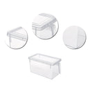 2Pcs Refrigerator Organizer Storage Box Containers with Lid for Fruit Vetgetable
