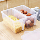 2 Pcs Storage Collecting Box Basket Kitchen Refrigerator Fruit Food Organiser