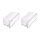 2Pcs Refrigerator Organizer Storage Box Containers with Lid for Fruit Vetgetable