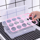 3x Plastic Egg Container 15 Grid Refrigerator Food Organizer Storage Box Hot