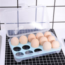 3x Plastic Egg Container 15 Grid Refrigerator Food Organizer Storage Box Hot