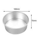 1Pc Durable Round Mini Cake Pan Removable Bottom Pudding Mold DIY Baking Moulds