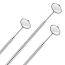 Dental Teeth Cleaning Hollow Handle Mouth Mirror Inspection Exam Dentist Tool