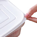 Square Drain Sealed Container Ginger  Fruit Refrigerator Storage Box 4piece Nice