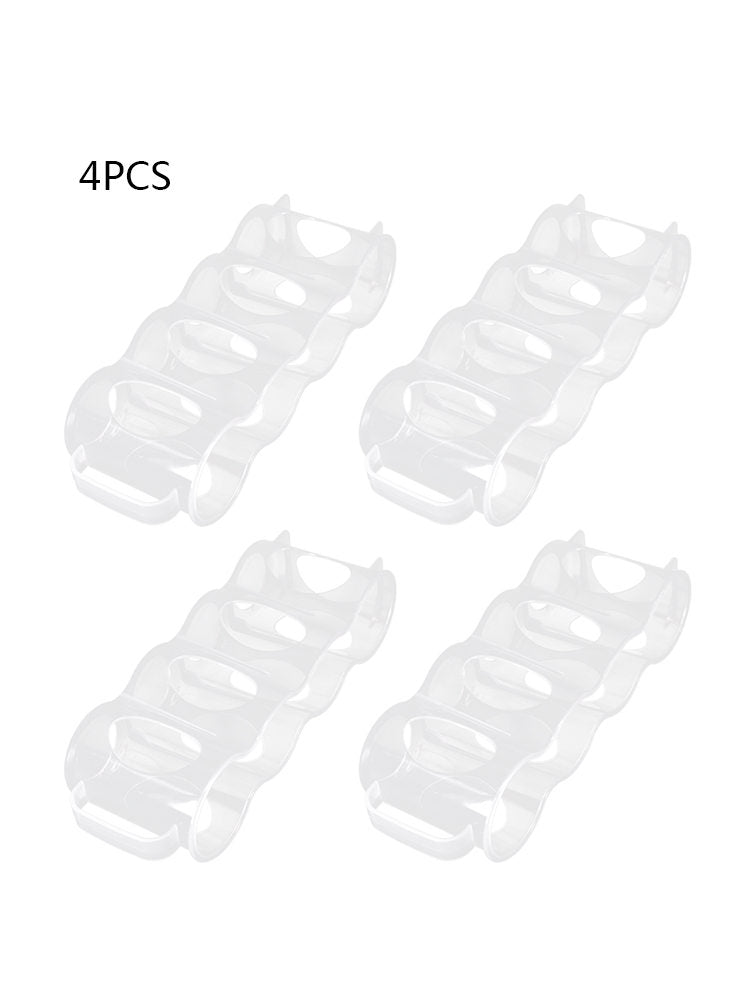 4 x Quality Bottle Storage Rack Kitchen Fridge Beer Cola Can Storage Box