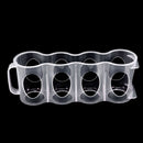 4x Clear Beer Soda Can Storage Rack for Refrigerator Kitchen Bottle Newest Use