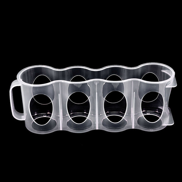 4 x Quality Bottle Storage Rack Kitchen Fridge Beer Cola Can Storage Box