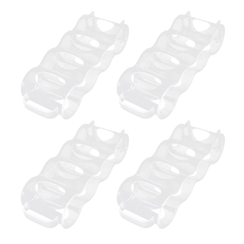 4 x Quality Bottle Storage Rack Kitchen Fridge Beer Cola Can Storage Box