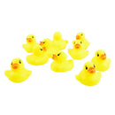 20pcs Yellow Mini Bathtime Rubber Duck Bath Squeaky Water Play Fun Kids