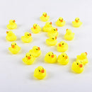 20pcs Yellow Mini Bathtime Rubber Duck Bath Squeaky Water Play Fun Kids